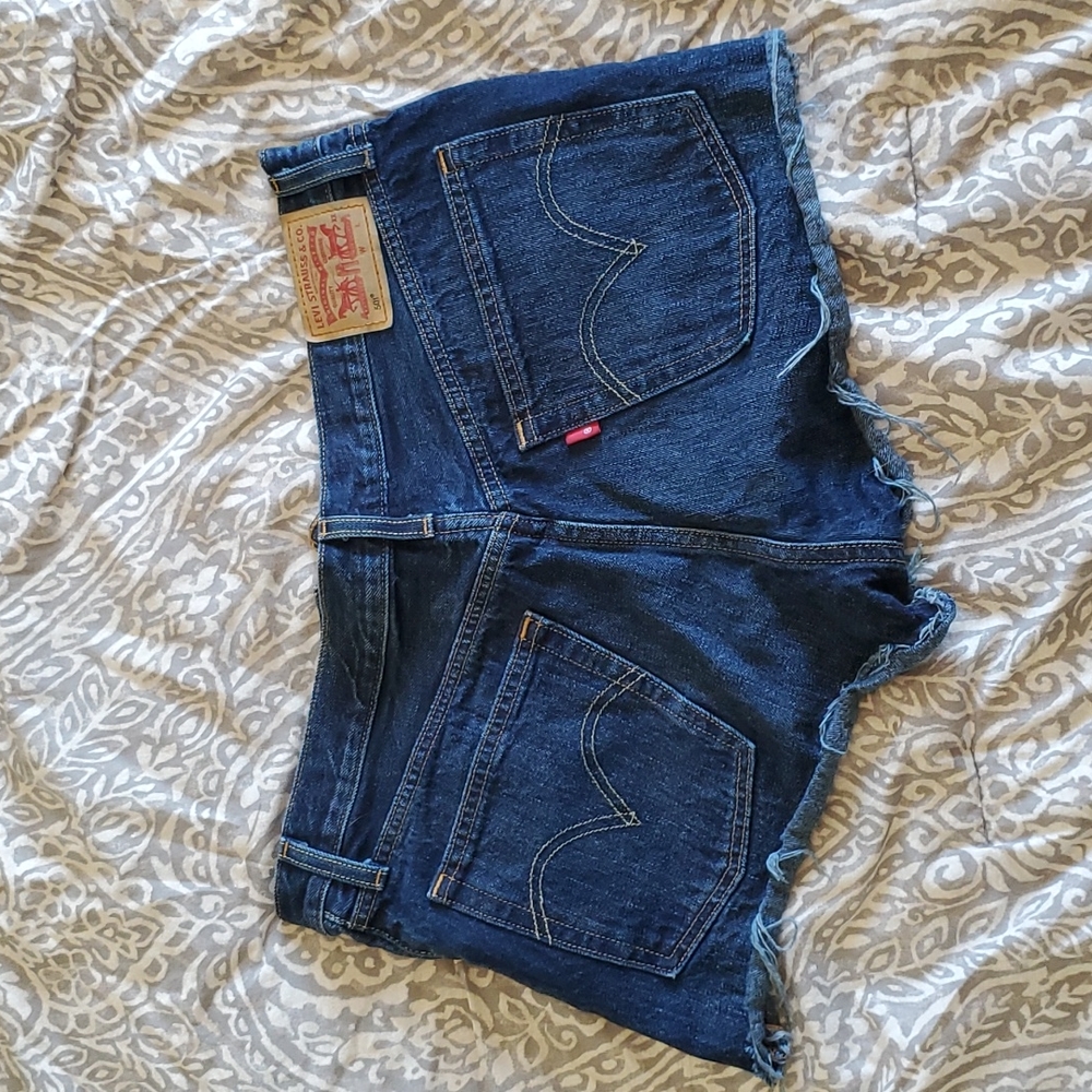 Levi cutoff shorts